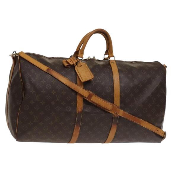 LOUIS VUITTON Monogram Keepall Bandouliere 60 Boston Bag M41412 - Picture 1 of 16